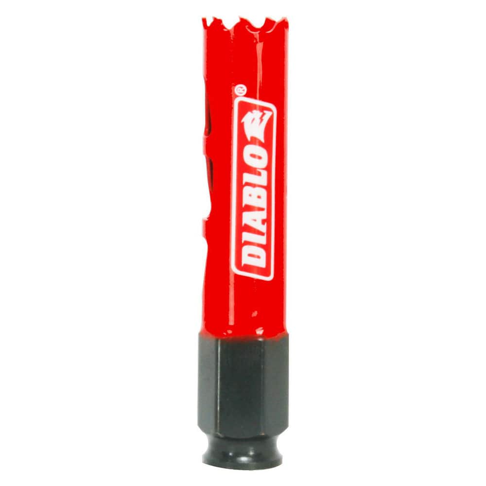Hole Saws, Saw Diameter (Inch): 13/16 , Saw Material: Bi-Metal , Cutting Depth (Inch): 2-3/8 , Cutting Depth (mm): 60.00 , Cutting Edge Style: Toothed  MPN:DHS0813