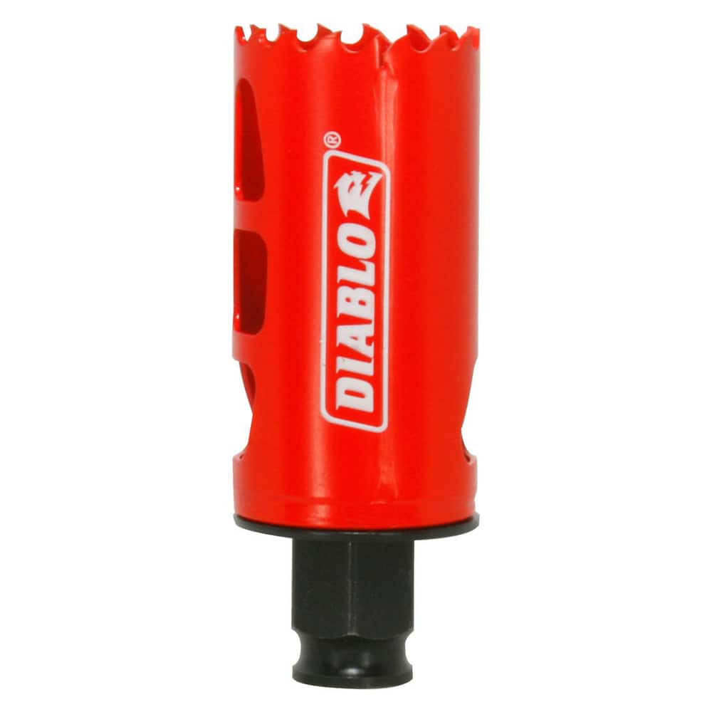 Hole Saws, Saw Diameter (Inch): 1-7/16 , Saw Material: Bi-Metal , Cutting Depth (Inch): 2-3/8 , Cutting Depth (mm): 60.00 , Cutting Edge Style: Toothed  MPN:DHS1438