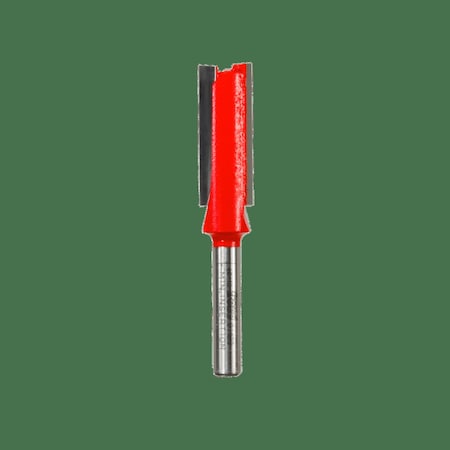 Double Flute Straight Bit, 1/2