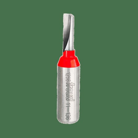 Single Flute Straight Bit, 1/4