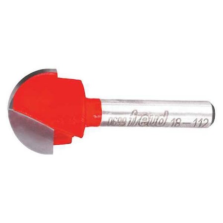 Round Groove Cut Profile Router Bit, 3/4