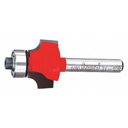 Roundover Router Bit, 7/8