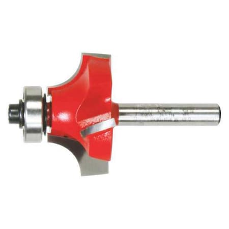 Roundover Cut Profile Router Bit, 1-3/8