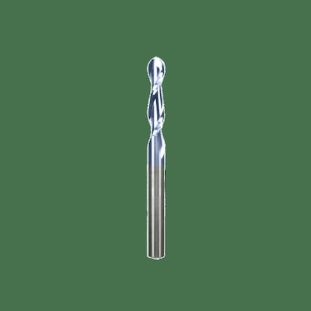 Up Cut Spiral Ball Nose, 1/4