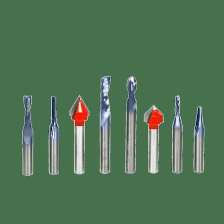 Piece CNC Router Bit General Purpose Set MPN:87-208
