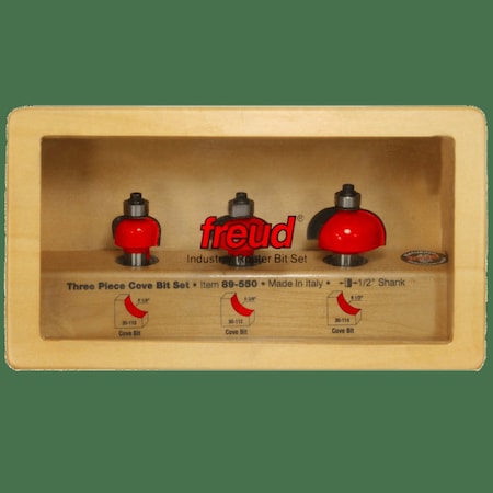 Piece Cove Bit Sets, 3 MPN:89-550