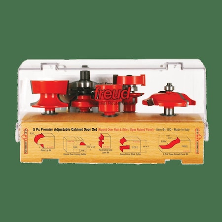 Piece Premier Adjustable Cabinet Bit Set MPN:94-150