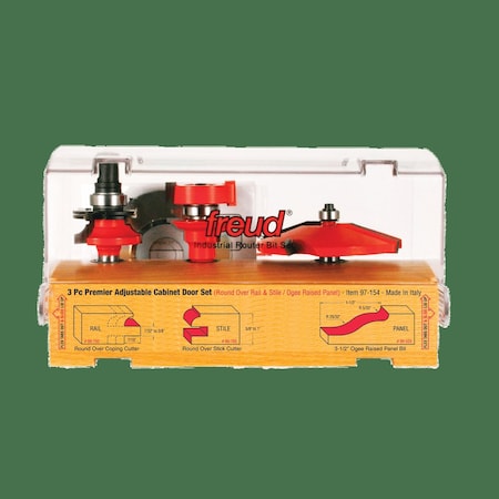 Piece Premier Adjustable Cabinet Bit Set MPN:97-154