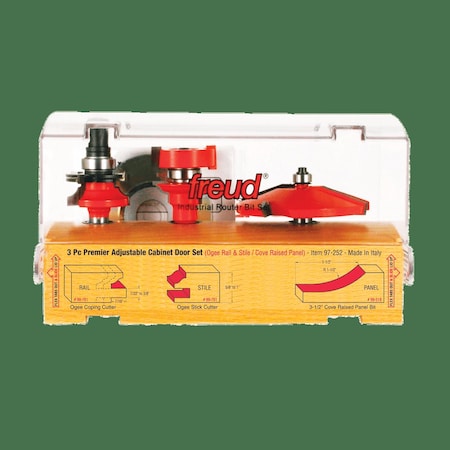 Piece Premier Adjustable Cabinet Bit Set MPN:97-252