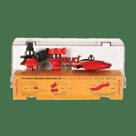 Piece Premier Adjustable Cabinet Bit Set MPN:97-254