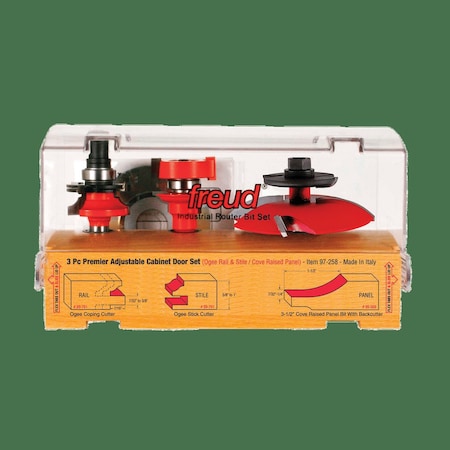 Piece Premier Adjustable Cabinet Bit Set MPN:97-258