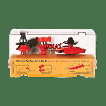 Piece Premier Adjustable Cabinet Bit Set MPN:97-260
