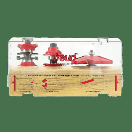 Piece Door Construction Bit Set, 3 MPN:98-300