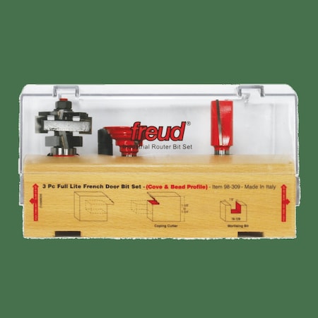 Piece French Door Bit Set, 3 MPN:98-309