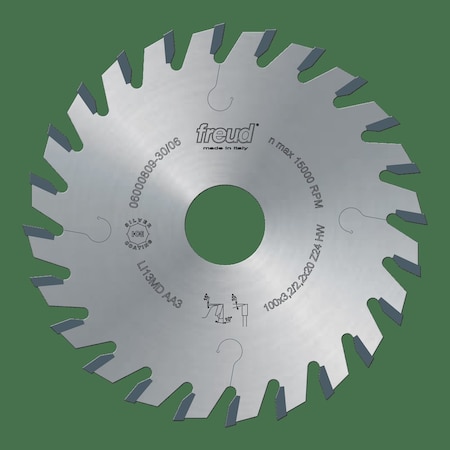 Bevelled Tooth Scoring, 100mm x 24T MPN:LI13MDAA3