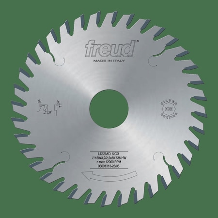 Bevelled Tooth Scoring, 150mm x 36T MPN:LI22MDKC3