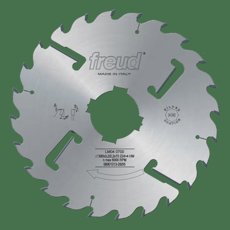 Full KerfGang Rip Blade, 300mm x 24+2+2 MPN:LM0407