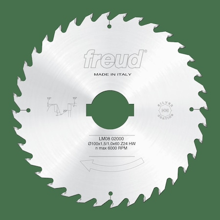 Full KerfGang Rip Blade, 180mm x 24T MPN:LM0802