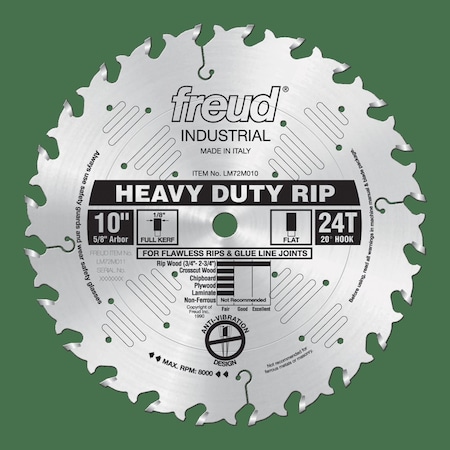 Heavy-Duty Rip Blade, 10