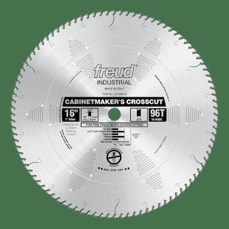 Cabinetmakers Crosscut Blade, 16