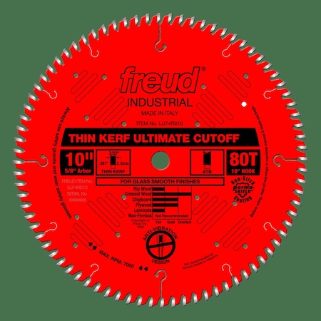 Thin Kerf Ultimate Cut-Off Blade, 10