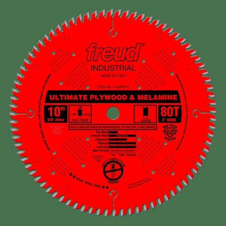 Circular Saw Blade, Carbide, Dia 10 in MPN:LU80R010
