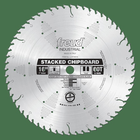 Heavy Duty Stacked Chipboard Blade, 16 MPN:LU81M016