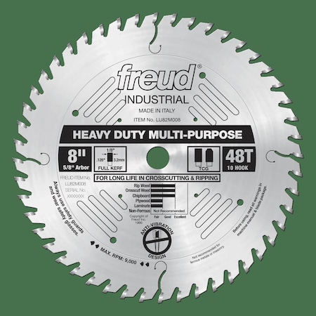 Heavy Duty Multi-Purpose Blade, 8