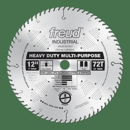 Heavy Duty Multi-Purpose Blade, 12