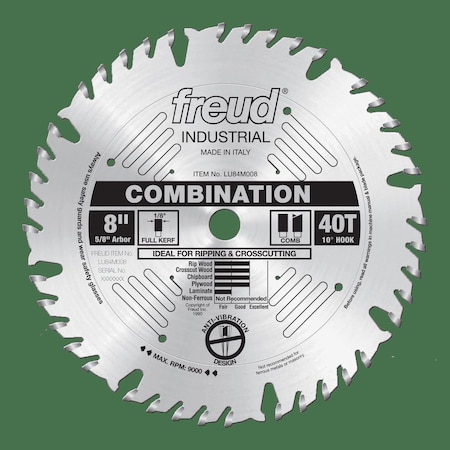 CircularSawBlade, Carbide, Dia:8