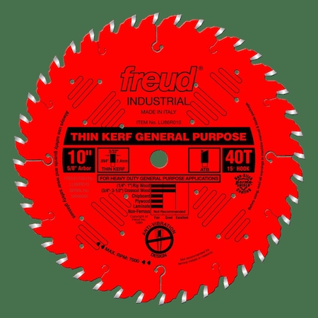 CircularSawBlade, Carbide, Dia:10
