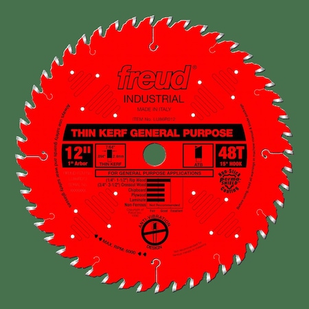Thin Kerf General Purpose Blade, 12 MPN:LU86R012