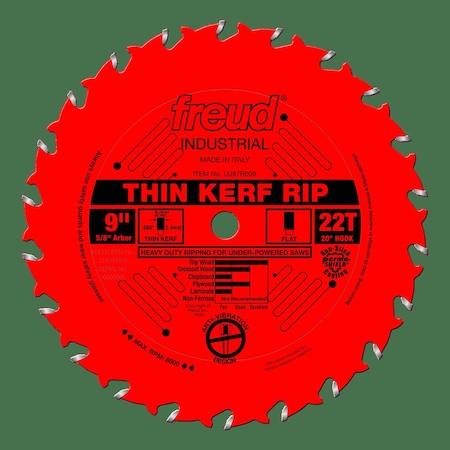 Thin Kerf Rip Blade, 9