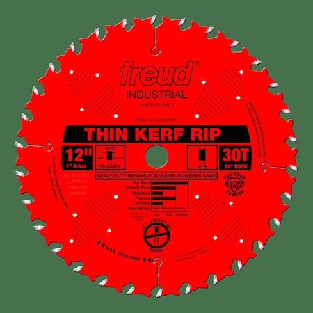 Thin Kerf Rip Blade, 12