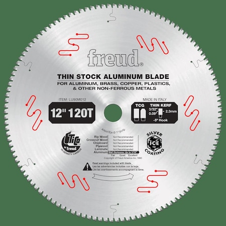 Thin Stock Non-Ferrous Metal Blade, 12 MPN:LU90M012