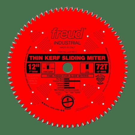 CircularSawBlade, Carbide, Dia:12