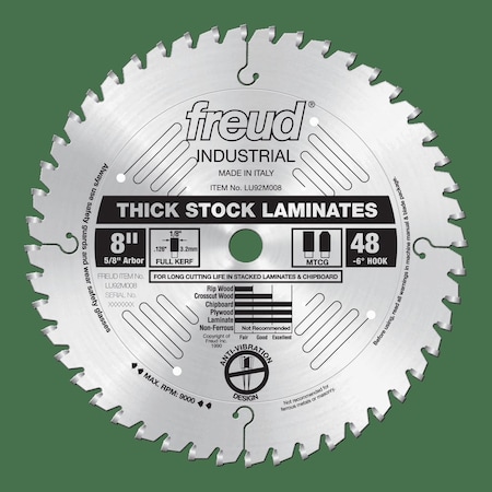 Thick-Stock Laminate Blade, 8