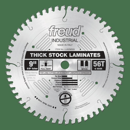 Thick-Stock Laminate Blade, 9