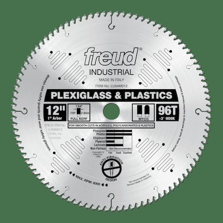 CircularSawBlade, Carbide, Dia:12