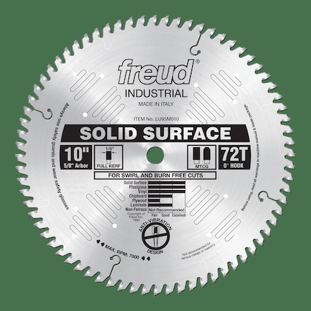 Solid Surface Blade, 10