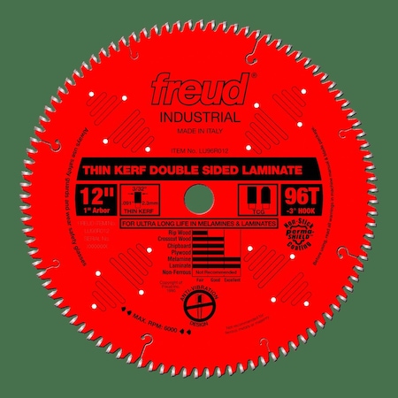 Thin Kerf Double Sided Laminate/Melamine MPN:LU96R012