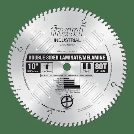 Double Sided Laminate/Melamine Blade, 10 MPN:LU97M010