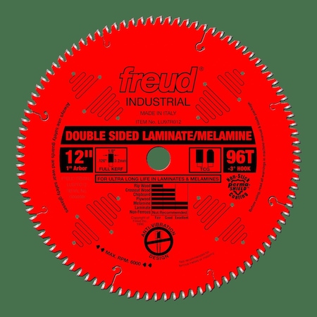 Double Sided Laminate/Melamine Blade, 12 MPN:LU97R012