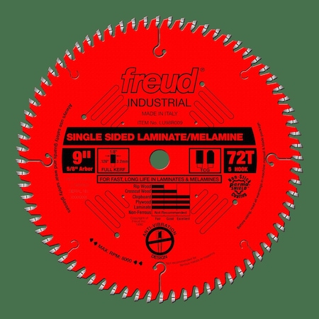 Single Sided Laminate/Melamine Blade, 9 MPN:LU98R009