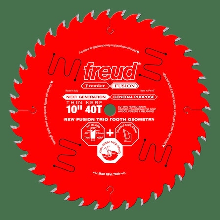 Thin Kerf Next Generation Premier Fusion MPN:P410T