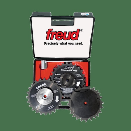 Dial-A-Width Stacked Dado Sets, 8