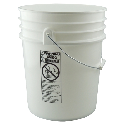 5 Gallon Plastic Bucketw/Lid MPN:1141T05