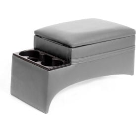 TSI Bench Seat Mounted Center Console and Cup Holders - Model 10315 in Vinyl Grey 10315