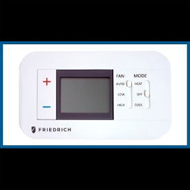 Friedrich® Wired Wall Mounted Programmable 3-Speed Thermostat RT7P