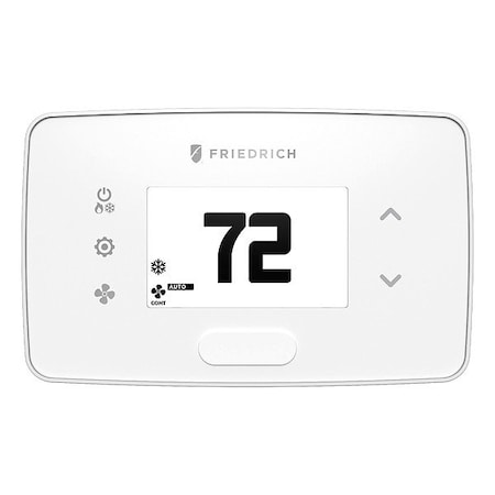 Thermostat, White, 3-7/16 in W MPN:EMWRTA4